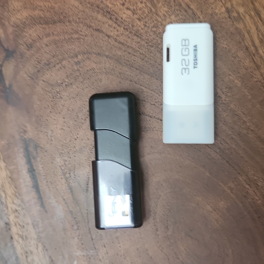 Toshiba and PNY - flash drives